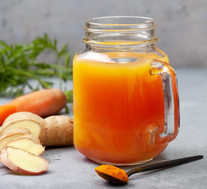 Jus Curcuma Carotte Orange