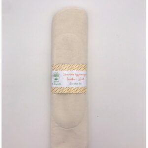 Serviette Hygiénique Lavable Nuit Bio - Abricot & Bergamote