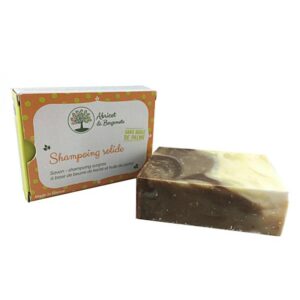 Shampooing Solide Huile de Coco  - Abricot & Bergamote - Déstockage