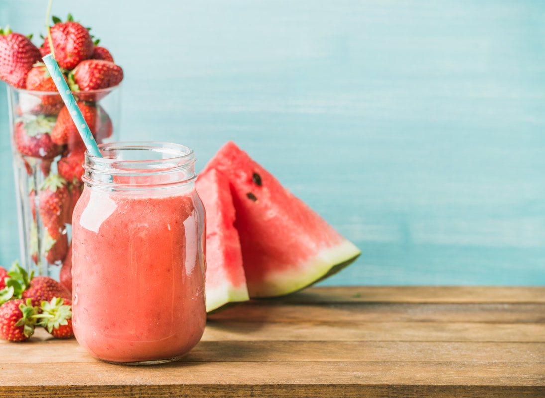 Pastèque idée recette fraise
