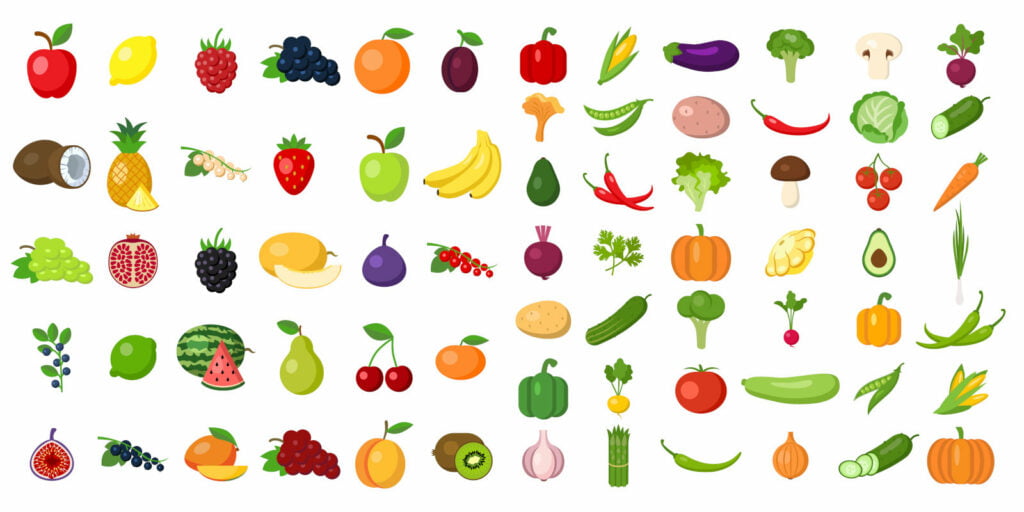 Lexique fruits légumes
