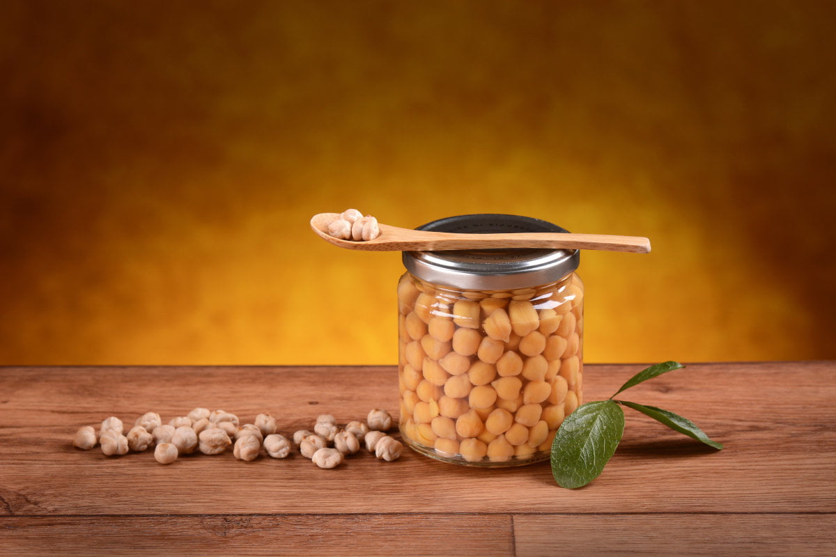 Houmous traditionnel Pois chiches conserve