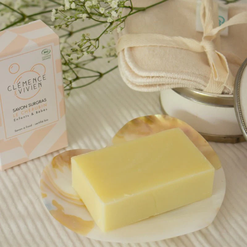 Savon SURGRAS Bio 100g - Le Chérubin - Clémence et Vivien – Image 2