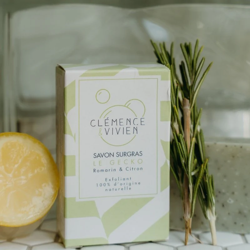 Savon SURGRAS Bio 100g - Le Gecko - Clémence et Vivien – Image 3