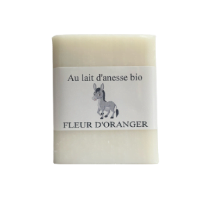 Savon au Lait d'anesse bio - Fleur d'Oranger