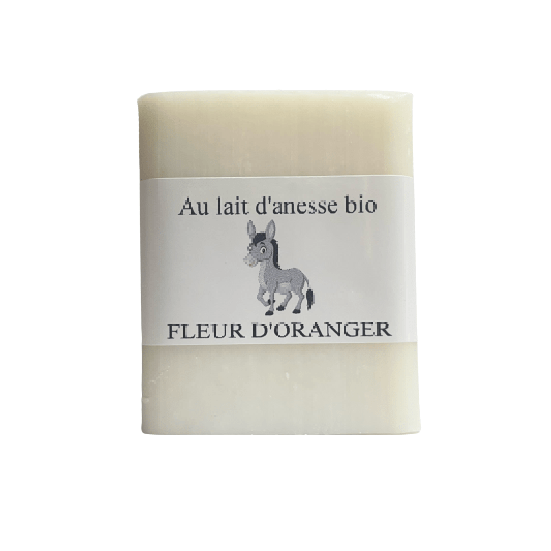 Savon au Lait d'anesse bio - Fleur d'Oranger