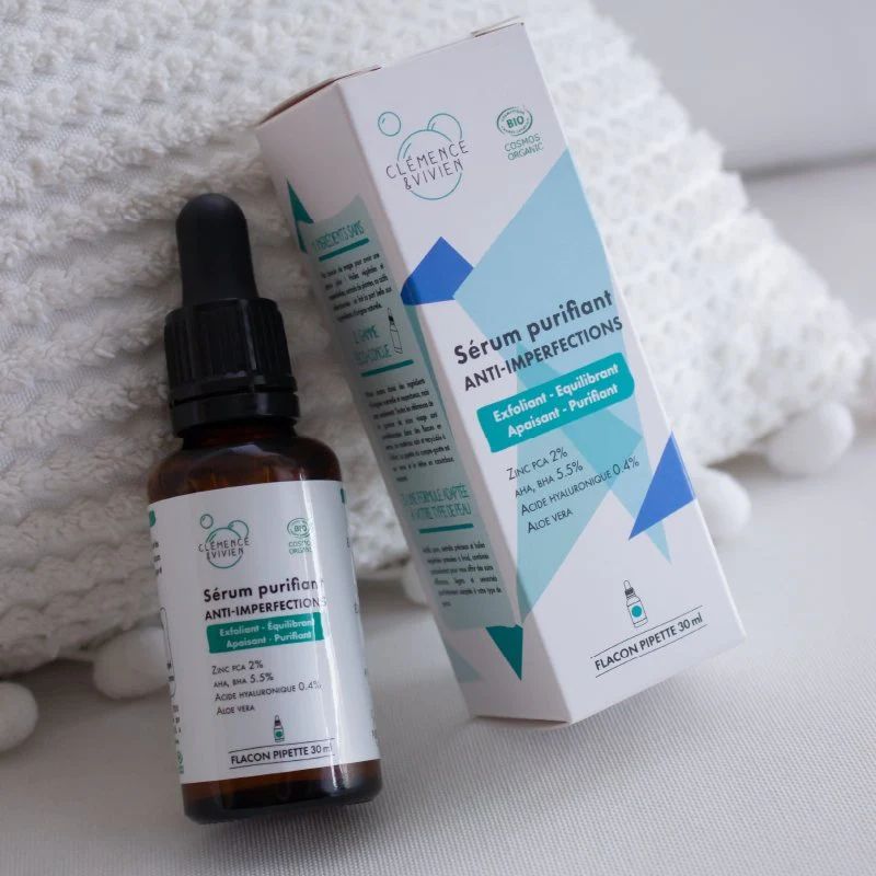 sérum purifiant anti-imperfections Clémence et Vivien