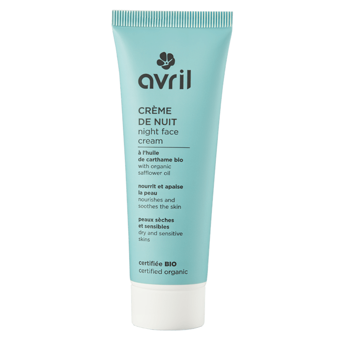 Crème de nuit peaux sèches et sensibles bio* - Avril - 50mL