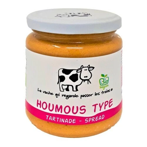Houmous Type Bio – La Vache Qui Regarde Passer Les Trains - 190g