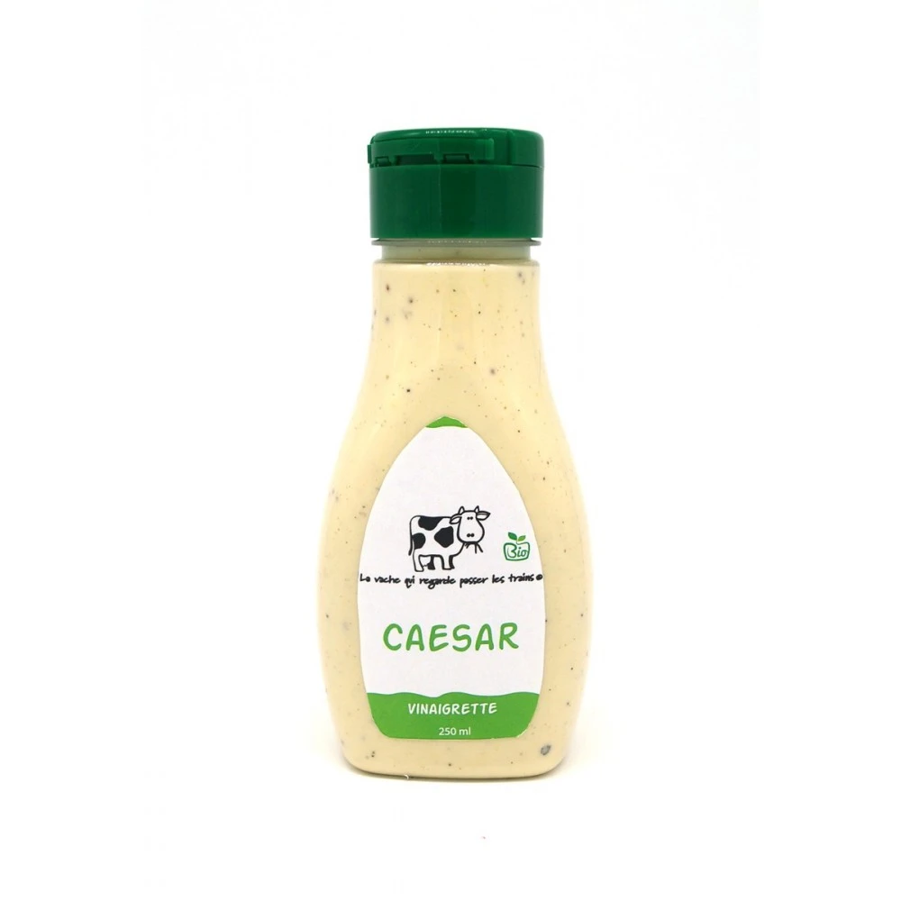Sauce Caesar Vinaigrette Bio - La Vache Qui Regarde Passer Les Trains - 250ml