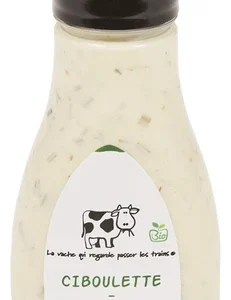 Vinaigrette Bio à la Ciboulette – La Vache Qui Regarde Passer Les Trains – 250 ml
