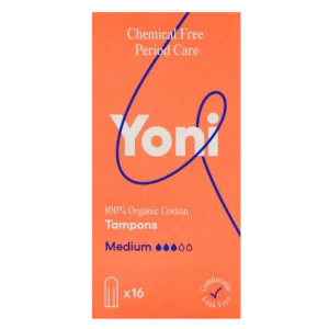 Tampons Bio – Yoni – Medium – x16