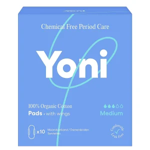 Serviettes Hygiéniques Bio  – Yoni – Medium – x10