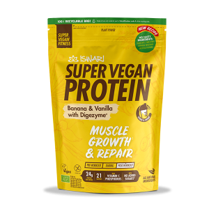 Super Vegan Protein Banane & Vanille – Iswari – 400 g
