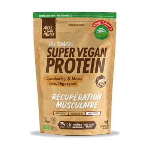 Super Vegan Protéines Cacahuètes & Maca – Iswari – 400 g