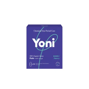 Serviettes Hygiéniques Bio – Yoni – Heavy - x10