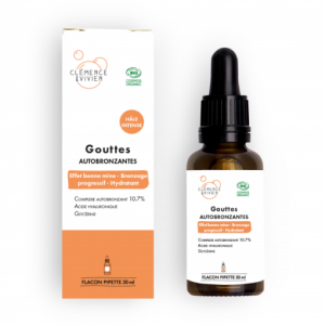 Gouttes Autobronzantes Bio – Clémence et Vivien – 30 ml
