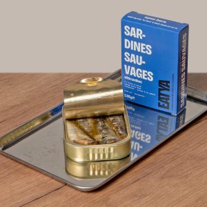 Sardines Sauvages à l'huile d'olive bio EATYA* - Cuite à la vapeur - conserve 130g